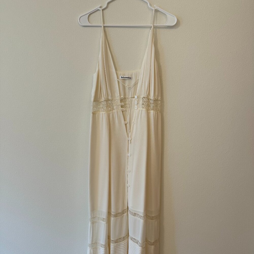 Reformation White Dress - Size 6